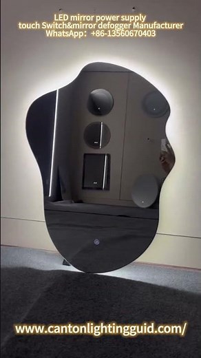 How to diy new vanity mirror with lights, LED mirror touch sensor switch with driver.#manufacturer