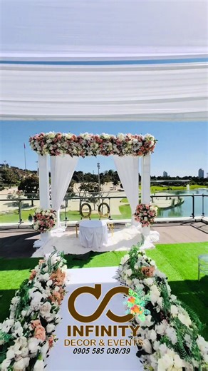 A breathtaking wedding setup at Friendship Park, where soft elegance met a stunning lakeside view. Pure magic from start to finish ✨#infinitydecor #የእናንተገፅ #weddingdecor #friendshippark #vowwedding @samm multimedia @አዊ ጄራ ቤር ዜንጋ @infinitygiftshopp