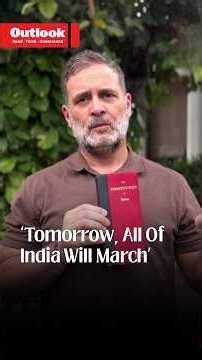 ‘Tomorrow, All Of India Will March’: Rahul Gandhi’s Call To Defend Voting Rights
