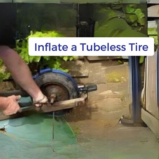 Learn the Easy Steps to inflate a Tubeless Tire | Dad, how do I?