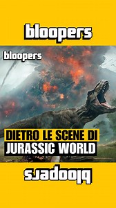 Segui @bloopersofficialmedia per non perderti altri retro scena! #movie #film #cinema #viral #explore #behindthescenes #JurassicWorld #Bloopers | Bloopers Magazine