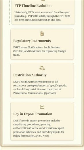 Role of Directorate General of Foreign Trade DGFT in Export Promotion