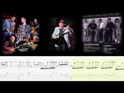 Frank Gambale TAB - Chick Corea Elektric Band - Charged Particles live (FULL TRANSCRIPTION #tabs)