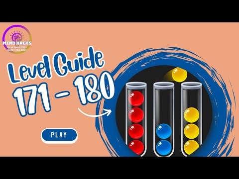 Ball Sort Puzzle Level 171 - 180 Walkthrough