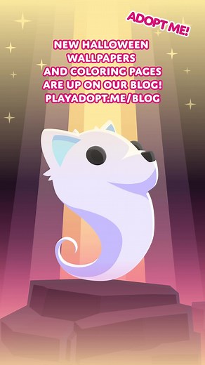 Roblox Adopt Me Halloween Wallpapers & Coloring Pages