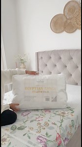Egyptian Cotton Pillow Pair EGYPTIAN COTION 100% LUXURY SLEEP | Life of Sneha