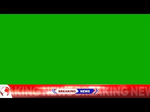 Professional Breaking News Green Screen Template | News Frame for Video Editing CapCut, KineMaster
