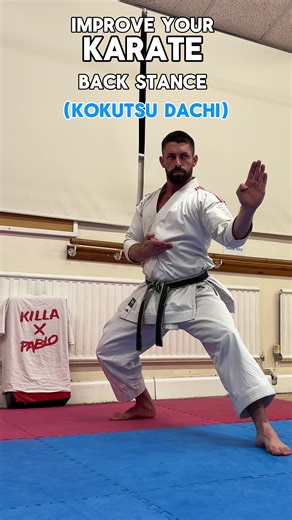 Shotokan karate : Back stance #karate #shotokan #tips
