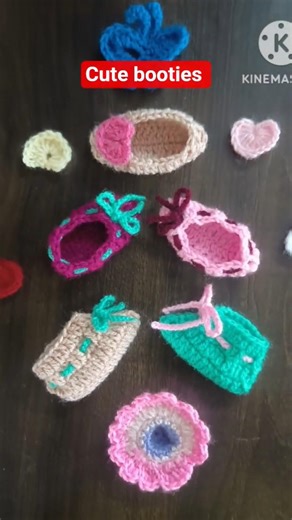 cute booties😍 #crochet #easycrochet #diy #creative #handmade #knitting #booties #beginners #patterns