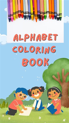 Alphabet Coloring Book Printable for Kids/ ABC Letter Learning - Etsy
