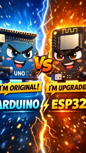 “Arduino vs ESP32 😳⚡ யார் Real King?”