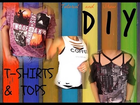 DIY|| CUT UP T-SHIRT TUTORIAL