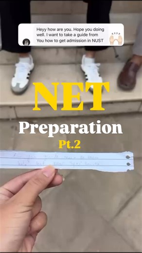 Campuschronicles.pk on Instagram: "Send it someone who need it or save it for later NET Preparation — Part 2 ⚡ Small steps, smart strategy, and consistency… that’s all it takes. If you’re serious about NUST, start today — not tomorrow. Save this for later and share with a friend preparing for NET 📘✨ . . . . . #NustDiary #NETPrep #EntryTest #NustAdmissions #StudentLife #Nustians #StudyTips #ExamPrep #CampusDiaries #FutureNustians #SaveForLater #TestPreparation . . . . . NET series guide, how to 