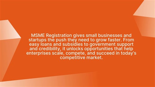 Kickstart Growth with MSME Registration