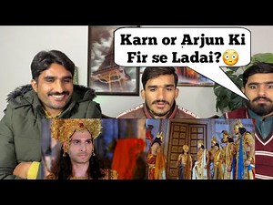 Mahabharat Episode 54 Part 1 Karna vows to kill Arjunv |PAKISTANI REACTION