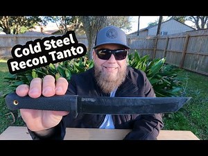 Cold Steel Recon Tanto SK5 / The Incredible Bouncing Blade!