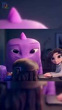 Cô bé và con thú cưng tiền của cô thu dần lại