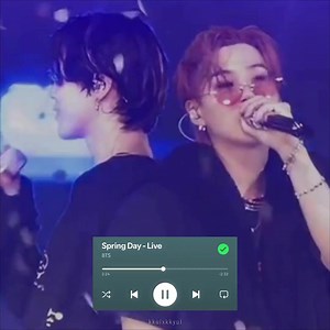 1.5K views · 104 reactions | The spring day live they chose to include in the live album is THE spring day ptd la day 2 live that birthed THIS iconic yoonmin moment.. CTTRO -heartbeat134340 | BTS International Chinggus2 | Facebook