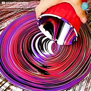 138K views · 4.5K reactions | A compilation of acrylic pouring techniques. Guiding you through how I created each piece. Happy Painting! | MollysArtistry | Facebook