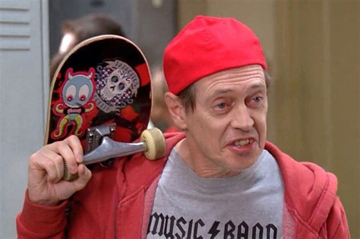 Steve Buscemi se disfrazó de su propio meme en Halloween - La Tercera