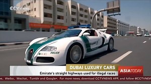 586K views · 3.2K shares | Dubai police said last week they had seized 81 luxury vehicles, which were being driven in illegal races on the United Arab Emirates' long, straight highways at speeds of up to 300 kilometers per hour. Drivers face fine of 27,000 US dollars. Luxury cars are hugely popular in the wealthy Gulf emirate. Even police drive Lamborghinis, Porsches and Aston Martins. The total cost of police cars is 6.5 billion US dollars. | CGTN | Facebook