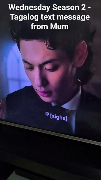 Wednesday Season 2 tagalog text message!