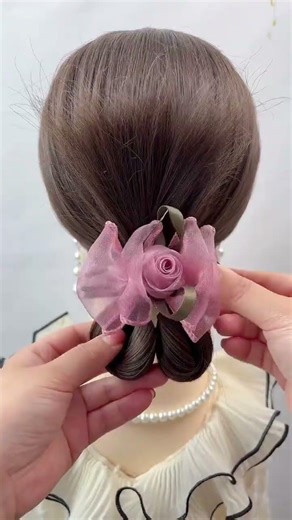 The five most beautiful hairstyles in spring#Hairstyle tutorial#Chicken feather shuttlecoc