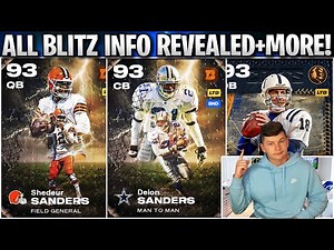 ALL BLITZ INFO REVEALED! +5 SPEED CHEMS, OFFERS, ALL MADDEN REVEALS, AND MORE!