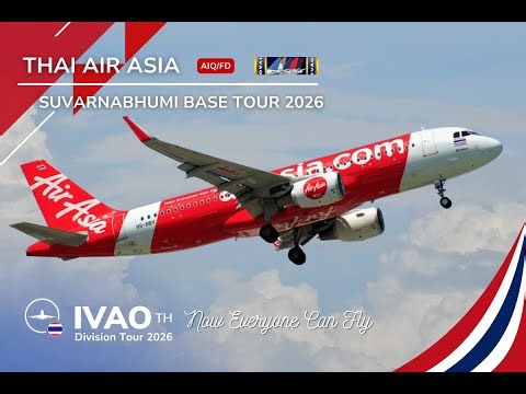 MSFS2024 Thai AirAsia Suvarnabhumi Base Tour 2026 Leg#16 (Portrait)