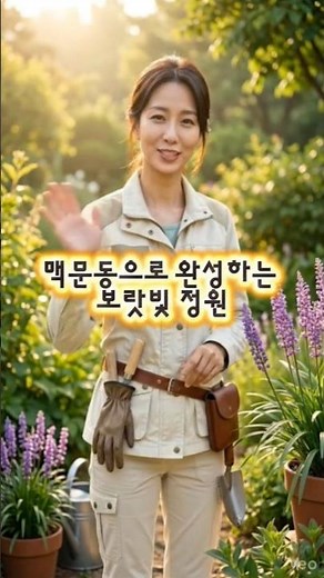 초보자도 실패 없는 보랏빛 정원! 맥문동 키우기 완벽 정리 #맥문동 #정원가꾸기 #그늘#봄꽃 #shorts