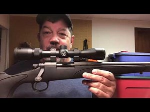 Remington 700 ADL: scope install and zeroing
