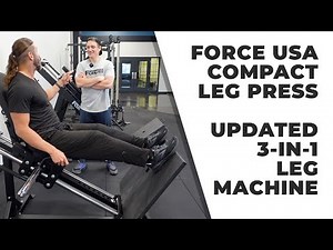 Force USA Compact Leg Press FULL Overview- Updated 3-in-1 Leg Machine