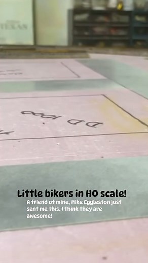 4.5K views · 75 reactions | lil bikers! #modelrailroading #modelrailways #modeltrains #scalemodels #miniatures #kitbash #lasercutting #narrowgauge #narrowgaugerailway #details #trainset #hoscale #hotrains #ammobymigjimenez #miniature #miniaturesoffacebook #miniatures #xtool #xtoolS1 | Dirt Spot.7 | Facebook