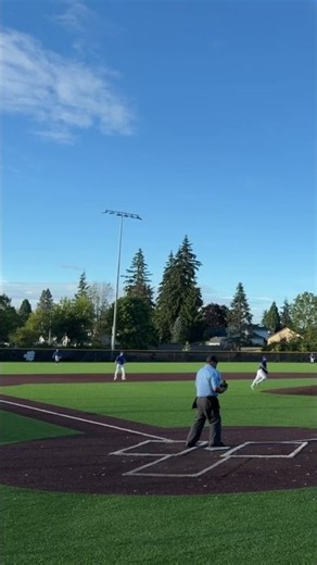 Brett Wood #13 turns a choppa into an easy out. #baseball #sports #highlights