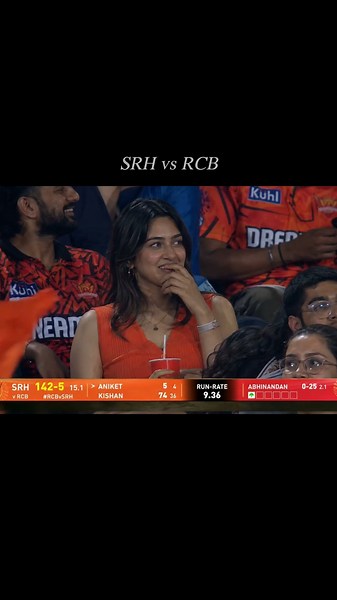 The SRH Fan Everyone Secretly Kept Watching 👀🧡 #ipl #rcb #ipl2026 #srh #cricketshorts
