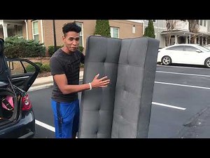 Can a futon fit in the trunk of your car?