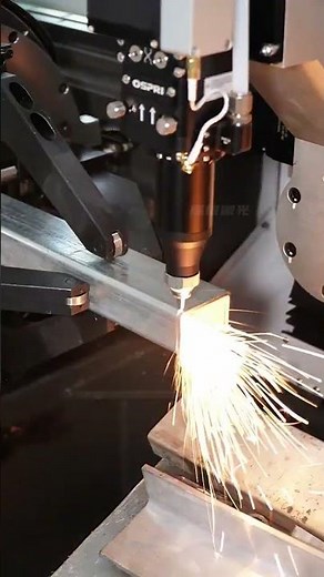 laser pipe cutter capable of both vertical and beveling cuts, stably cutting#trendingshorts