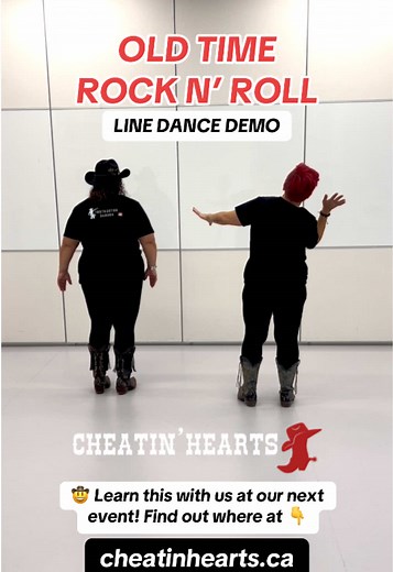 Learn Old Time Rock N’ Roll Line Dance Steps
