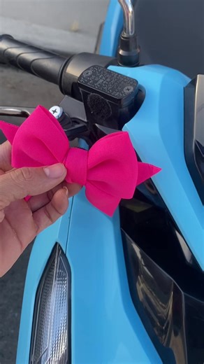 Stylish Ribbon Designs for Helmets and Motorcycles