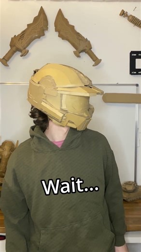 Build your📦- Helmet! #helmet #cardboarddiy #diy #cardboard #craft