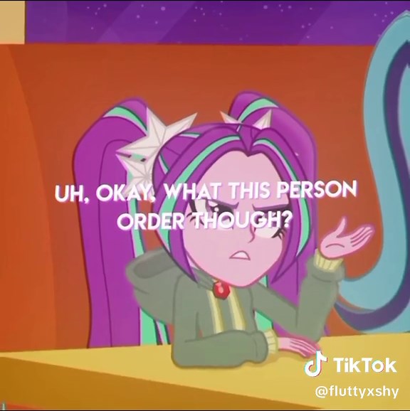 Order Stickers and Cherry Blossom Ice Tea: A Sonata Dusk and Aria Blaze Edit