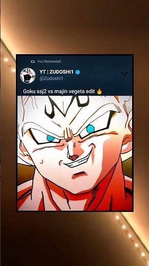 Goku ssj2 vs Majin Vegeta edit 🔥