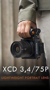 11K views · 454 reactions | Capture captivating 100MP portraits on the go with the new XCD 3,4/75P lens! Learn more at: https://bit.ly/48EglSR | Hasselblad | Facebook
