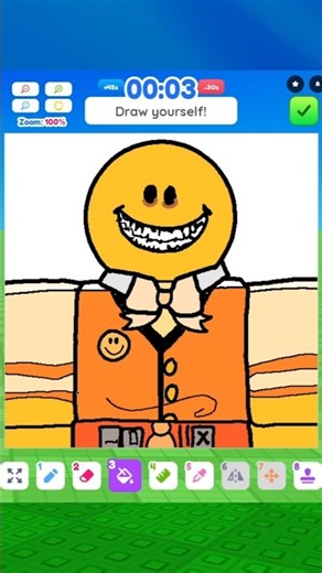 Drawing Verity in Roblox Draw Me #shorts