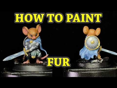 HOW TO PAINT FUR (Mouse knight Edition)