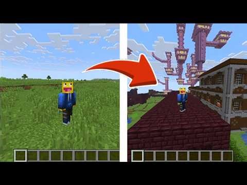 Minecraft but structure spawn randomly