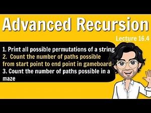 Advanced Recursion Problems | C++ Placement Course | Lecture 16.4