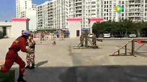 消防员训练视频