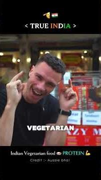 Foreigners Explore Indian Veg Street Food! 😍🇮🇳 #shorts