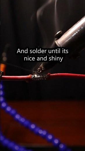 How to solder wires